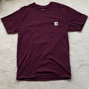 Carhartt Burgundy Pocket Tee